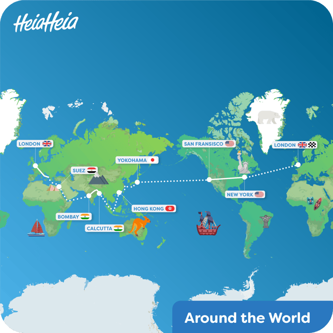 Around the World steps challenge