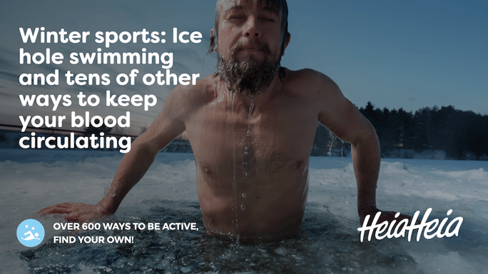 Ice hole swimming