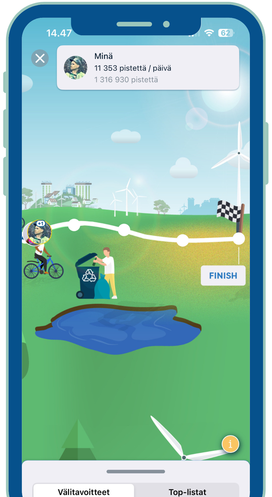 Climate Quest phone