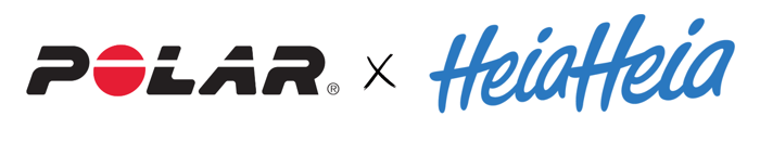 Polar x HeiaHeia logos Polar x HeiaHeia logos