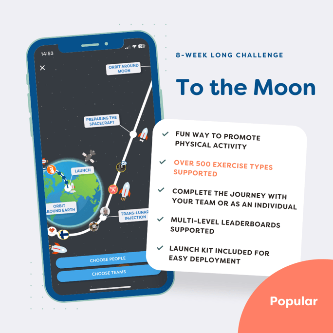 To the Moon exercise challenge