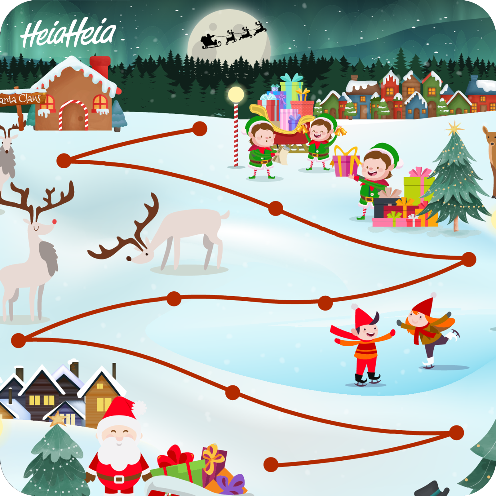 Holiday Challenge gameboard