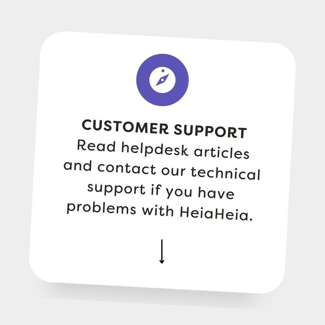 Read helpdesk articles and contact our technical support if you have problems with HeiaHeia